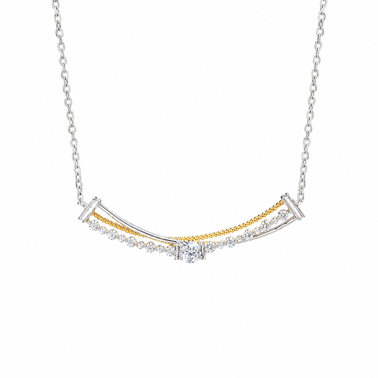 Stellar Curve Necklace | Elegant Jewelry